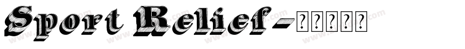 Sport Relief字体转换